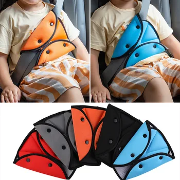 Vaikų Automobilio Sėdynės Diržo Laikiklis Reguliuojamas Automobilių Diržas Positioner Anti-Kaklo, Kaklo Kūdikių Peties Padengti Automobilio saugos Diržų Pagalvėlės Vaikams Baby