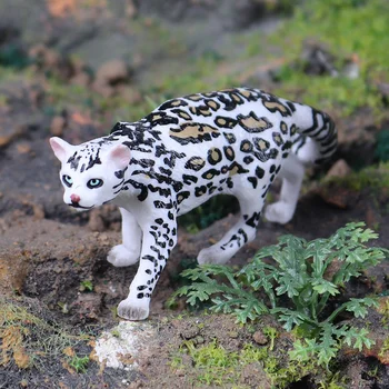 Leopardas Katė Pet Realus Gyvūnų Skaičius Katės Žaislai Modeliu, Statulėlės, Kalėdų, Gimtadienio Dovana Dirbtinis Figūrėlės Žaislas