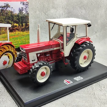 Išgauto Metalo Priekaba Galvos Žaislo Modelis, 1:32 IH1046 Traktoriaus žemės Ūkio Mašinos Lydinio Imitavimo Modelį Transporto priemonės