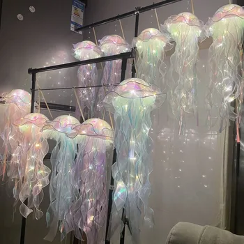 Jellyfish Šviesos Vaikų Šviečiantys Žaislai, Rankinės Kūrybos Naujovė Populiarus Lempos Fantazijos Mergina Apdailos Šalis Gimtadienio Dovanos