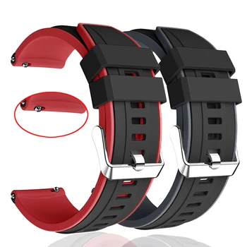20 22MM Dirželis Realme Žiūrėti 3 2 /2 Pro Smart Watch Band Silikono Wriststrap Už Realme Žiūrėti S /S Pro/ T1 WatchBand Apyrankė