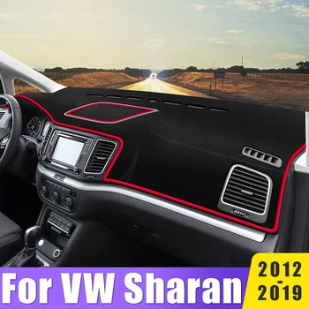 Volkswagen VW Sharan 7N 2012 2013 2014 2015 2016 2017 2018 2019 Automobilio Skydelio nuo Saulės Pavėsyje Padengti neslidžia DashMat Priedai