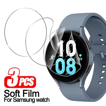 3PCS Pilnas draudimas Minkštas Hidrogelio Plėvelės Samsung Galaxy Watch6 40MM 44MM Samsun Žiūrėti 6 43MM 47MM Smartwatch HD Ekrano Apsaugų