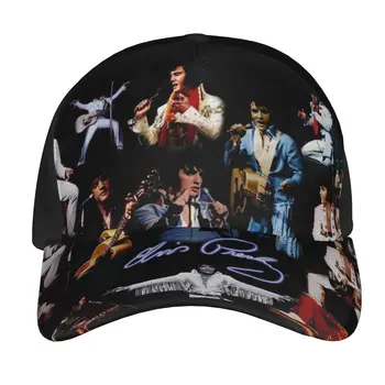 Elvis Presley Spausdinimo Sporto Beisbolo Kepuraitę Tėtis Skrybėlę Kamuolys Skrybėlę Kaubojaus Skrybėlę Beach Sun Skrybėlę
