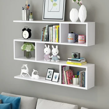 Stalčiuko, sienos montuojamas prie sienos stovas, kabo spintoje, sienos dekoratyvinis kabinetas, modernus ir minimalistinis sieninės spintos, knygų lentynos