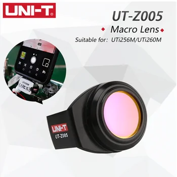 UNI T Makro Objektyvas Šiluminė Kamera UT-Z005 Netoli Dėmesio Didinamasis Lęšis, Taikomų UTI256M UTI260M