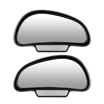 2VNT Automobilio Galinio vaizdo Veidrodėlis 360 Laipsnių Plataus Pykčio Stovėjimo Assitant Auto galinio vaizdo Saugos aklojoje Veidrodėlių