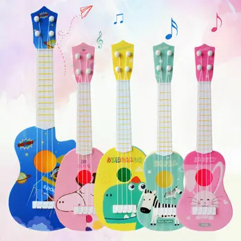 Mada Vaikams, Gyvūnų Ukulėle Mažas Gitara, Klasikinės Muzikos Instrumentas, Švietimo Žaislas Žaisti Vaikams, Pradedantiesiems Įdomus Laiko KARŠTA