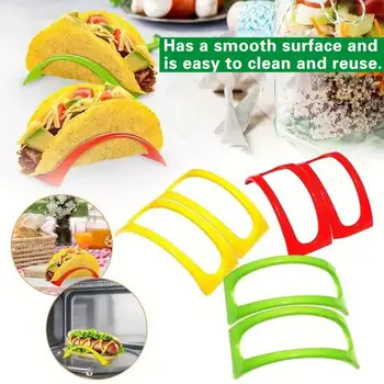 Saugus Naudoti Taco Laikiklį Universalus Taco Turėtojas Stovėti patvaraus Plastiko Dėklą ir Meksikos Blynai Tacos Virtuvės Reikmenys Svarbu