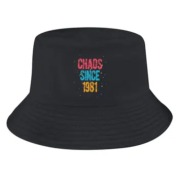 1981 Kibiro Kepurę Chaosas, Gimęs 1981 m., Vyrų, Moterų Žvejys Bžūp Hip-Hop Beach Sun Žvejybos Kepurės