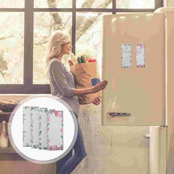 Magnetinio Notepad Magnetinio Sticky Notes Atgal Darbų Sąrašas Bakalėjos Notepad Šaldytuvai Memo Šaldytuvas Pagalvėlės