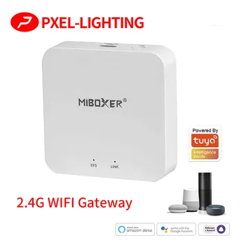 Miboxer WL-Box2 2.4 GHz Vartai Wifi valdytojas 5V suderinama su Mi-Light & MiBoxer 2.4 G RF Nuotolinio,led Juostelės šviesos lemputės šviesos reguliatorius