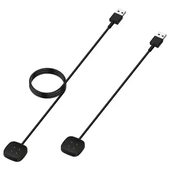 0.3 m/1m Įkroviklis ForFitbit Atvirkščiai 4/3 Smart Žiūrėti USB Įkrovimo Kabelis Adapteris ForFitbit Jausmą, 2 Smart Žiūrėti Pakeitimo Priedų