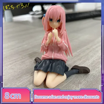 8cm BOCCHI ROKO Paveikslas Gotoh Hitori Anime Pav Kawaii Anime Mergaitės Lėlės Q Versija Modelio Statulėlės Surinkimo Dovana Žaislas