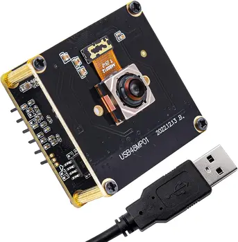 ELP 48MP USB Kameros Modulis, automatinio Fokusavimo Pramonės PC Laive Kamera 8000x6000 Su Greito Fokusavimo Mini Objektyvas Robotų Mašinos Vizija