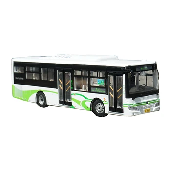 Metalo Liejimo Sunlong Autobusų Modelis 6109 Šanchajus Miesto, 1:43 Mastelis Modeliavimas Lydinio Autobusų Modelis Apšvietimo Versija Ventiliatorius Kolekcija