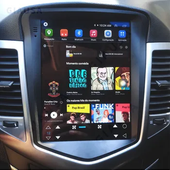 8+128GB Tesla Už Chevrolet Cruze 2009 M. 2010 M. 2011 M. 2012 m. 2013 m Android 11 Automobilių Radijas Auto GPS Navigacijos Galvos Vienetas Belaidžio Carplayer