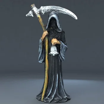 2023 Naujas reaper mirties statula dervos amatų sodo darbalaukio dekoratyviniai papuošalai namų skulptūra Mirties Soul Reaper Kolekcines, Dovanos