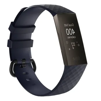 50pcs Už Fitbit Mokestis 4 Apyrankė ant Riešo Dirželis Protingas Fitbit Charge3 Žiūrėti Juosta Dirželis, Minkštas Watchband Pakeitimo Smartwatch