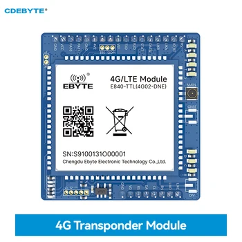 E840-TTL(4G02-DNE) CDEBYTE UART tinklo serverio 4G LTE GSM M2M Belaidis siųstuvas-imtuvas TCP/UDP Komandų Kontrolierius IPX Antena