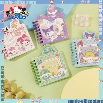 4-20pcs Sanrio Ritė Pastaba Knygos Kuromi Cinnamoroll Nešiojamas Mini Notepad Memo Anime Studentų Mokymosi Įstaiga Stacionarių Didmeninės