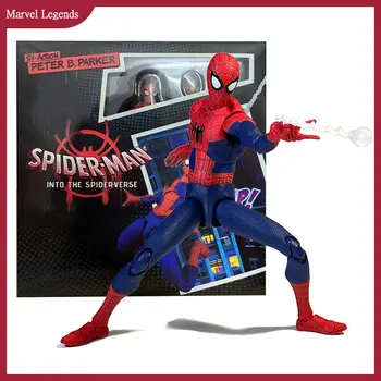 Marvel Legends Sv Žmogus-Voras Veiksmų Skaičiai Peter Parker Km Morales Modelis Anime Žmogus-Voras Į Spider-Stichijos Judantys Žaislai