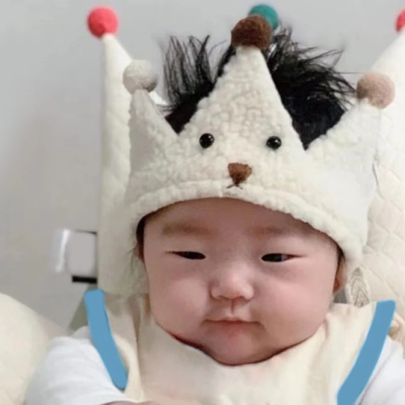 Kūdikio Pirmojo Gimtadienio Megzti Skrybėlę Pirmą Lankelis Kepuraitė Šilta Kepurė Dovanų